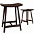 ESSE Light Stool: Stylish and Sturdy Seating Solution 3D model small image 6