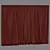 Sleek Geometry Curtains 3D model small image 3