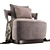 Elegant PR.696 Armchair: Stylish Comfort 3D model small image 4