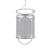 Sleek Pendant Light: Parachilna Denglong 3D model small image 2