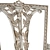 Elegant Ebanista Dauphine Chairs 3D model small image 11