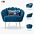 Amira Chair: Stylish and Comfortable Seating 3D model small image 1