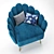 Amira Chair: Stylish and Comfortable Seating 3D model small image 12
