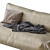 Luxury Leather Sofa Puffone By Gart 3D model small image 2