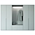 Modern 4-Piece Entrance Hall Furniture 3D model small image 3