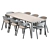 Sleek Black Mava Chair: Modern Style & Comfort 3D model small image 5