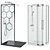 Title: Elite Shower Cubicles by Radaway & Ideal Standard 3D model small image 3