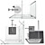 Title: Elite Shower Cubicles by Radaway & Ideal Standard 3D model small image 4