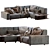 Modern Aston Sofa 290x220x86 3D model small image 4