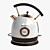 Elegant Electric Kettle Set: KITFORT & French Press 3D model small image 2