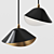 Serge Mouille Adjustable Pendant Lamp 3D model small image 2