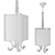 Philadelphia Nickel Pendant Light 3D model small image 2