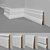 28-Piece MDF Skirting Board Collection 3D model small image 3