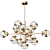 Elegant Greyson Chandelier with 13 Lamps 3D model small image 1