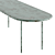 Elegant V4 Brass Coffee Table 3D model small image 2