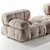 Title: Modern Bb Italia Camaleonda Sofa 3D model small image 4