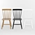 Modern Buondi Table and Stylish JIMI Chairs 3D model small image 2