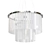 Elegant Frosted Glass Pendant 3D model small image 1