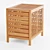 Title: Bamboo Organizer Bin: Stylish Storage Solution 3D model small image 4