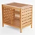 Title: Bamboo Organizer Bin: Stylish Storage Solution 3D model small image 5