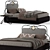 Elegant Yvette Headboard Set 3D model small image 2