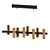 Elegant Black Note Suspension Light 3D model small image 1