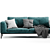 Contemporary BB Italia Miche Sofa 3D model small image 2