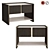 Modern Havasu I Bedside Table 3D model small image 1