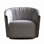 Modern Bodo Armchair: Comfortable Elegance 3D model small image 4