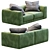 Jesse Pasha Sofa: Stylish and Modern 3D model small image 5