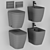 Modern Artceram Bathroom Set 3D model small image 6