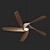 Airflow Deluxe 3-in-1 Ceiling Fan 3D model small image 1