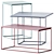 Modern Tangram Coffee Table Set 3D model small image 2