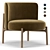 Amalia Armchair: Stylish and Comfortable 3D model small image 1