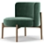 Amalia Armchair: Stylish and Comfortable 3D model small image 4