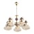 Gustavo 366/5 Smart Pendant Chandelier 3D model small image 1