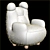 Cozy Comfort: Papa Bear Armchair 3D model small image 5