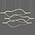 Elegant Trudy Designer Lamp 3D model small image 2