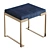 Luxury Fendi Aura Ottoman - Golden Finish 3D model small image 9