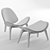 Elegant Shell Chair: Modern Comfort 3D model small image 5