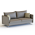 Julia Modern Euro Sofa 3D model small image 1