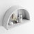 Boho Arc Wall Shelf: Artful, Raw-Hewn Design 3D model small image 4