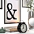 IKEA Decor Set: Clock, Frame, Vase, Candle & Mirror 3D model small image 3