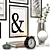 IKEA Decor Set: Clock, Frame, Vase, Candle & Mirror 3D model small image 4