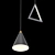 Fergus Pendant Lamp: Stylish Conical Design 3D model small image 2