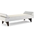 Cybil Stone Bench 3D model small image 3