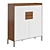 BRX1702 Shoe Cabinet: Sleek and Modern 3D model small image 1