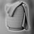 Opulent Opal Ottoman 3D model small image 6