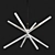 Elegant Antique Brass Chandelier 3D model small image 3