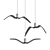 Night Birds: Elegant Pendant Light 3D model small image 1